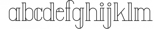 Anatta Display Serif Typeface 3 Font LOWERCASE