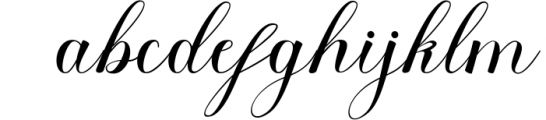 Anaya script 1 Font LOWERCASE