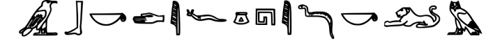 Ancient Languages Typeface Bundle 1 Font LOWERCASE