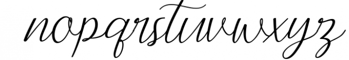Andella Script Font LOWERCASE