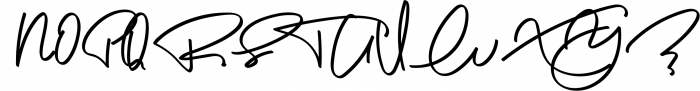 Anderfont - a Signature Font Font UPPERCASE