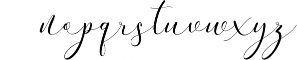 Andieny Script Font LOWERCASE