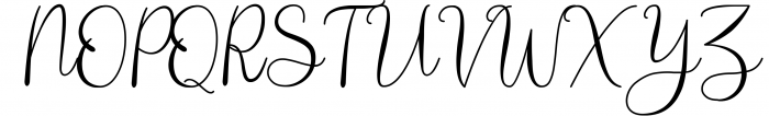 Andina - Modern Script Font Font UPPERCASE