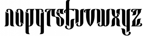 Anehena Typeface 1 Font LOWERCASE