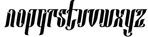 Anehena Typeface Font LOWERCASE