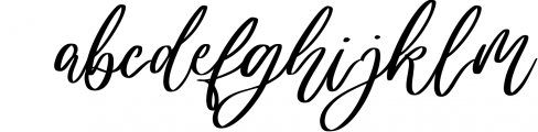 Angela Gardness - A Flourish Script Font 1 Font LOWERCASE