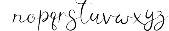 Angela Sweet - Modern Calligraphy Font 1 Font LOWERCASE