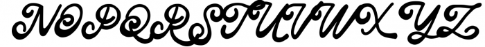 Angelia - Modern Script Font UPPERCASE