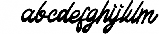 Angelia - Modern Script Font LOWERCASE