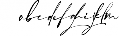 Angelinas Signature Font LOWERCASE