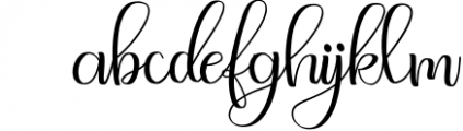 Angeliny - Calligraphy Font Font LOWERCASE