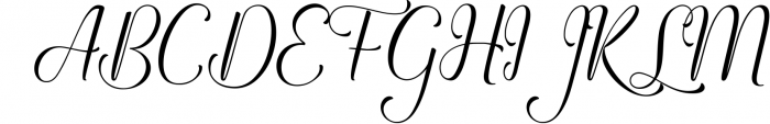 Angelline Script Font UPPERCASE