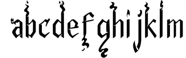 Anger and Wrath 1 Font LOWERCASE