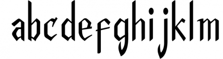 Anger and Wrath Font LOWERCASE