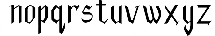 Anger and Wrath Font LOWERCASE