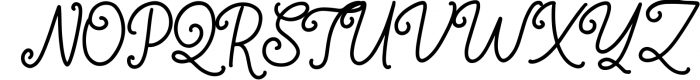 Angitany Monoline Script Font UPPERCASE