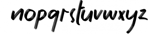 Anileba | Brush Font Font LOWERCASE