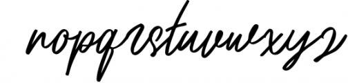 Anita - Script Font Font LOWERCASE