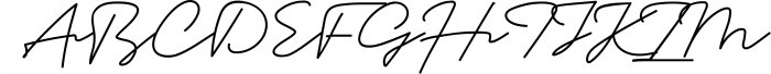Ankara - The Realistic Signature Font UPPERCASE