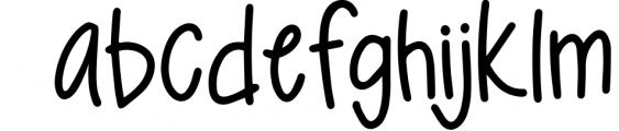 Ankle Biter Print - a childlike handwriting font! Font LOWERCASE