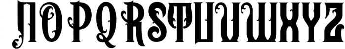 Ankormati Classic Victorian Type Font UPPERCASE