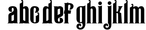 Ankormati Classic Victorian Type Font LOWERCASE
