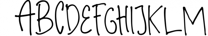 Annethy - A Handwritten Ballpoint Font Font UPPERCASE