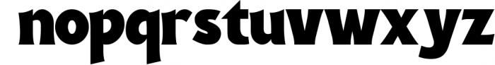 Antagonist Casual Bold Serif Font LOWERCASE