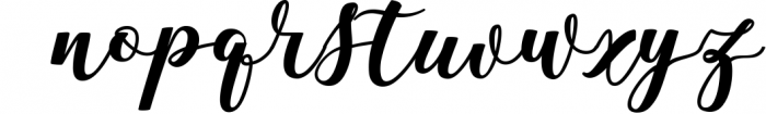 Antelope Script Font LOWERCASE