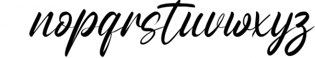 Anthony Louis - Modern Script Font Font LOWERCASE