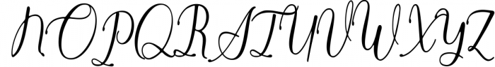 Anthony script Font UPPERCASE