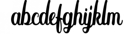 Anthony script Font LOWERCASE