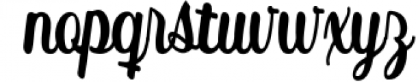 Anthony script Font LOWERCASE