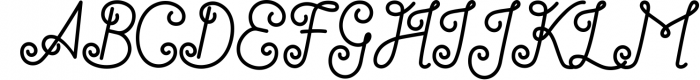 Antiqueline - Monoline Typeface Font UPPERCASE