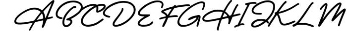 Antramyn Stylish Signature Font UPPERCASE