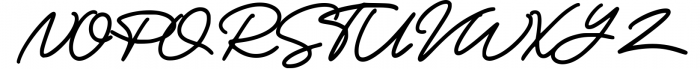 Antramyn Stylish Signature Font UPPERCASE