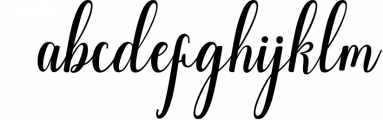 angella script Font LOWERCASE