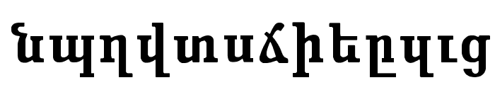 ANAHID Font LOWERCASE