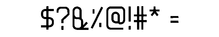ANATOA Font OTHER CHARS