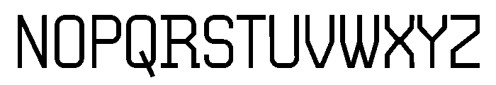 ANATOA Font UPPERCASE