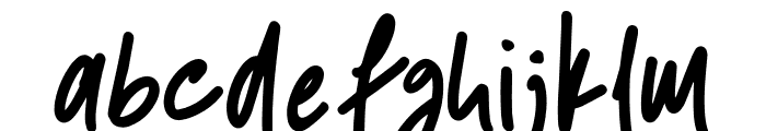 ANDONESI-Regular Font LOWERCASE
