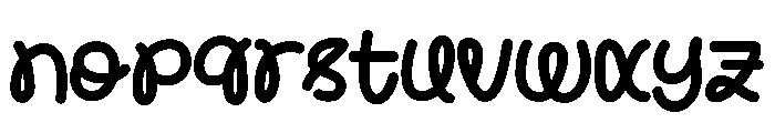 Anak Baik Font LOWERCASE
