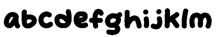 Anak Bijak Font LOWERCASE