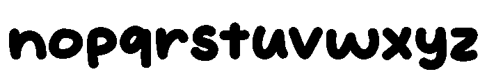 Anak Bijak Font LOWERCASE