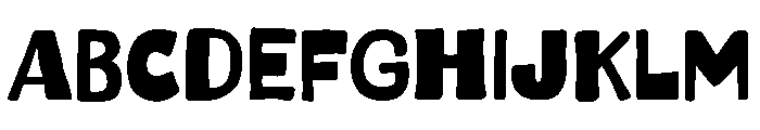 Anak Cakep Font UPPERCASE