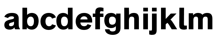 Analogue Reduced 75 Bold Font LOWERCASE