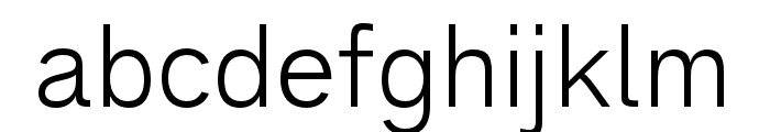 AnalogueReduced-Light Font LOWERCASE