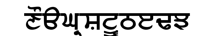 AnandpurSahib Bold Font UPPERCASE