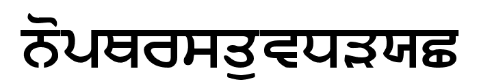 AnandpurSahib Bold Font LOWERCASE