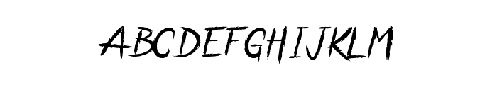 Anarchaos Font LOWERCASE
